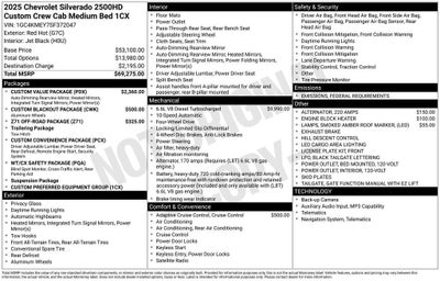 2025 Chevrolet Silverado 2500 HD Custom