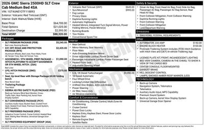 2026 GMC Sierra 2500 HD SLT