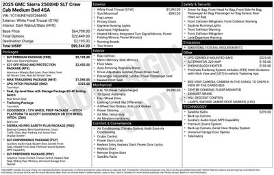 2025 GMC Sierra 2500 HD SLT