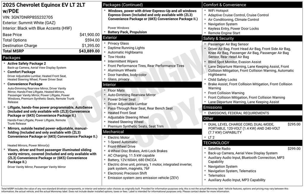 2025 Chevrolet Equinox EV LT